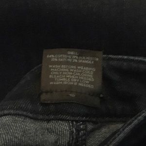 Ann Taylor Curvy Skinny Ankle Dark Blue Jeans-Sz 6